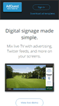 Mobile Screenshot of adquestdigital.com